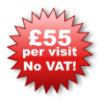 55 per visit No VAT!