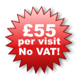 55 per visit No VAT!